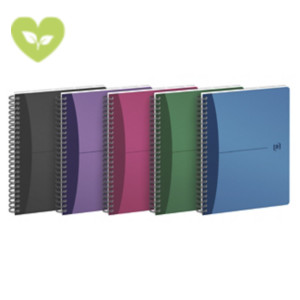OXFORD Office Urban Mix, Blocco a spirale doppia A4, 90 fogli 1 rigo, Compatibile con SCRIBZEE®, Copertina in polipropilene OXFORD Office Urban Mix, Blocco a spirale doppia A4, 90 fogli 1 rigo, Compatibile con SCRIBZEE®, Copertina in polipropilene