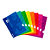 Oxford OpenFlex Cuaderno grapado, A4, cuadriculado, 48 hojas, cubierta de polipropileno, colores surtidos - 1
