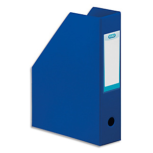 OXFORD Porte-revues en PVC soudé, dos de 7 cm 32x24cm, livré à plat. Coloris Bleu foncé OXFORD Porte-revues en PVC soudé, dos de 7 cm 32x24cm, livré à plat. Coloris Bleu foncé