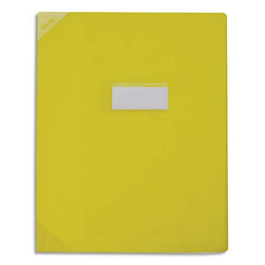 OXFORD Protège-cahier 21x29,7cm Strong Line opaque 15/100° + renforcés (30/100°). Coloris Jaune OXFORD Protège-cahier 21x29,7cm Strong Line opaque 15/100° + renforcés (30/100°). Coloris Jaune