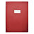 OXFORD Protège-cahier 24x32cm Strong Line opaque 15/100è + coins renforcés (30/100è). Coloris rouge - 1