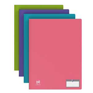 Oxford Protège-documents Memphis Style en polypropylène, 20 pochettes- Coloris assortis Oxford Protège-documents Memphis Style en polypropylène, 20 pochettes- Coloris assortis