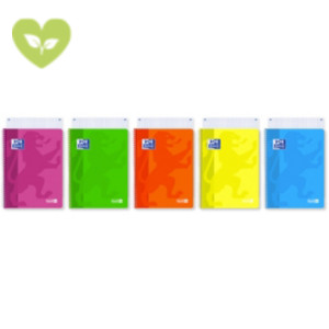 Oxford Quaderno Maxi spiralato Neon ON A4, 120 pagine a quadretti 4 mm, Carta 90 g/m², Colori fluo assortiti, Compatibile con l'App Scribzee® Oxford Quaderno Maxi spiralato Neon ON A4, 120 pagine a quadretti 4 mm, Carta 90 g/m², Colori fluo assortiti, Compatibile con l'App Scribzee®