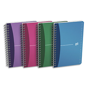 OXFORD Répertoire spirales couverture PP format 11x17cm 180 pages réglure ligné 6mm - gamme OXFORD OFFICE OXFORD Répertoire spirales couverture PP format 11x17cm 180 pages réglure ligné 6mm - gamme OXFORD OFFICE
