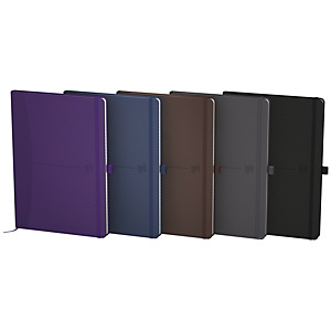 Oxford Signature Cuaderno, A5, pautado, 80 hojas, cubierta extradura poliuretano, colores surtidos, compatible con SCRIBZEE® Oxford Signature Cuaderno, A5, pautado, 80 hojas, cubierta extradura poliuretano, colores surtidos, compatible con SCRIBZEE®