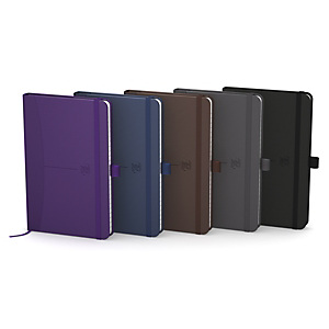Oxford Signature Cuaderno, A6, liso, 80 hojas, cubierta extradura poliuretano, colores surtidos Oxford Signature Cuaderno, A6, liso, 80 hojas, cubierta extradura poliuretano, colores surtidos