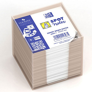 Oxford Spot Notes Cubo per appunti con dispenser, 800 foglietti bianchi, 90 x 90 mm Oxford Spot Notes Cubo per appunti con dispenser, 800 foglietti bianchi, 90 x 90 mm