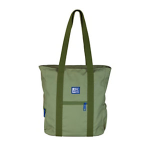 Oxford Tote Bag B-TRENDY, poliéster 100% reciclado, Verde Safari