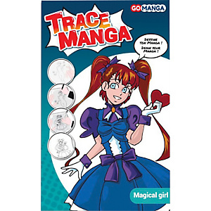 OZ INTERNATIONAL Pochoir Trace Manga pour apprendre à tracer des personnages Manga ''Magical Girl'' OZ INTERNATIONAL Pochoir Trace Manga pour apprendre à tracer des personnages Manga ''Magical Girl''