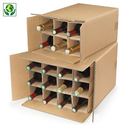 Přepravní krabice na víno na 6 láhví - 1