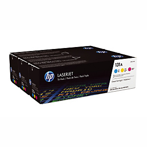 Pack 3 toners HP 131 A kleuren voor laser printers Pack 3 toners HP 131 A kleuren voor laser printers