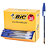 Pack 90 + 10 stylos-bille Bic® Cristal Medium bleus - 1