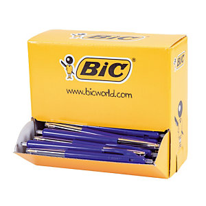 Pack 90 + 10 stylos-bille Bic M10 bleus