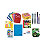 Pack Ahorro Premium bolígrafos, marcadores fluorescentes, cubo de notas, banderitas, corrector, cuaderno, dispensador cinta adhesiva, subcarpetas, portaminas, minas y gomas de borrar - 1