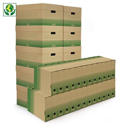 Pack archivage carton recyclé Raja - 1