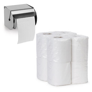 Pack papier toilette universel + distributeur