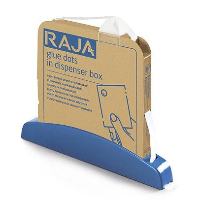 Pack points adhésifs 5 boîtes + socle + applicateur RAJA - 1