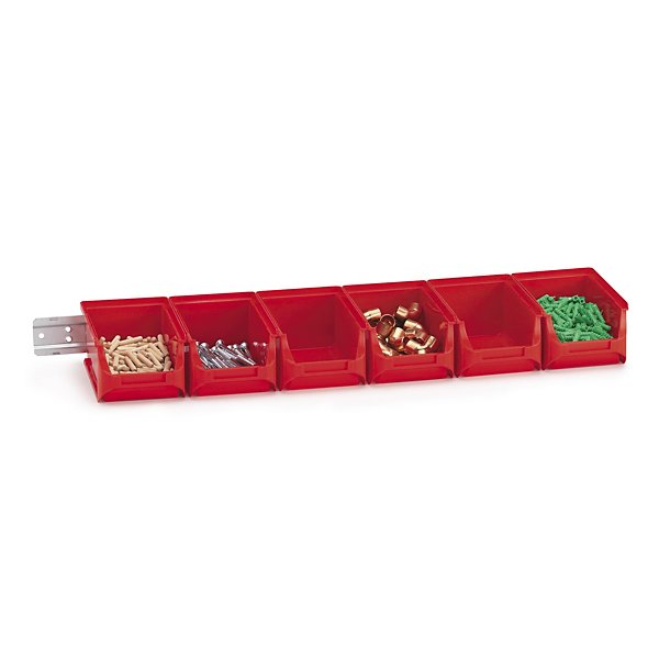 Pack rail + 6 bacs à bec bleus compatibles 75x102mm - 2