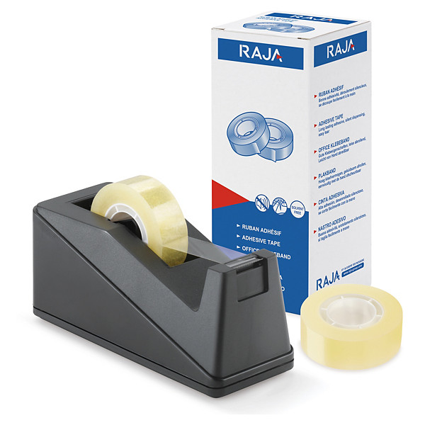 Pack ruban adhésif de bureau transparent 66 m, Ø intérieur mandrin 75 mm