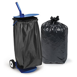 Pack sac-poubelle avec support de sac-poubelle