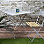 Pack table carrée + 2 chaises pliantes Sicile en métal Usage extérieur - Taupe - 1