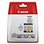Pack van 5 cartridges Canon PGI 570-CLI 571 zwart + cyaan + magenta + geel voor inkjet printers - 1