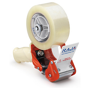 Pack dévidoir + adhésif industriel PVC 32 microns RAJA Pack dévidoir + adhésif industriel PVC 32 microns RAJA