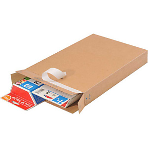 PACKBOX 25 Boîtes postales pliantes, brun, 346x243x46mm PACKBOX 25 Boîtes postales pliantes, brun, 346x243x46mm
