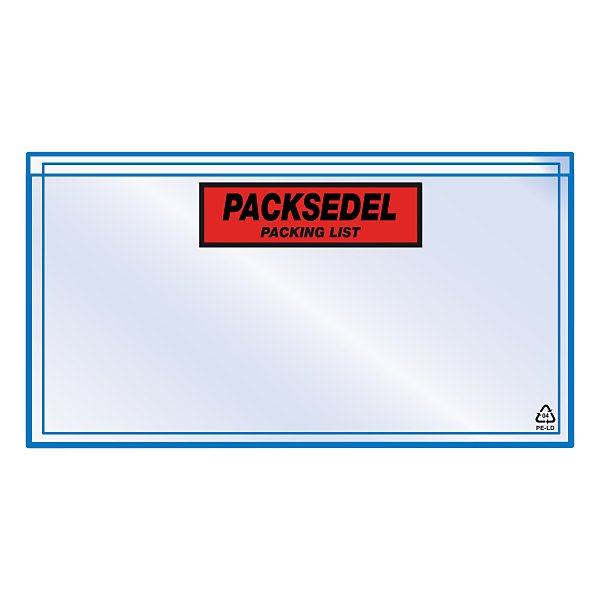 Packsedelskuvert med tryck "PACKSEDEL" 60 my RAJA 225 x 165 mm - 3