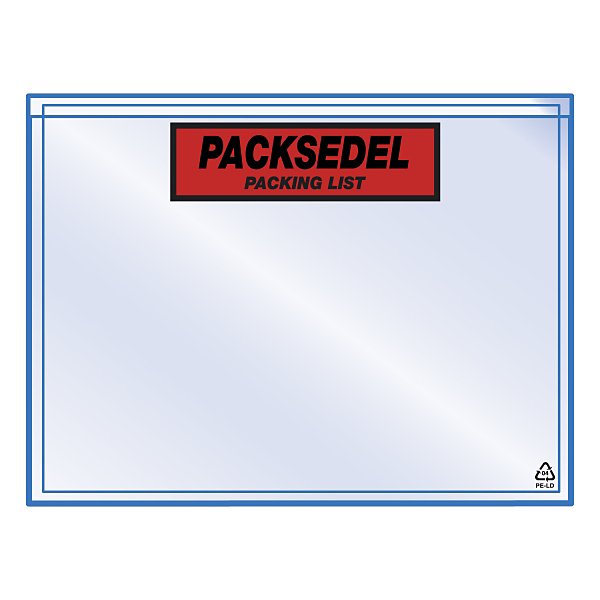 Packsedelskuvert med tryck "PACKSEDEL" 60 my RAJA 225 x 165 mm - 4