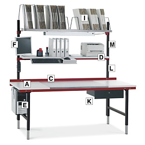 Packtisch System 2000 Hüdig+Rocholz