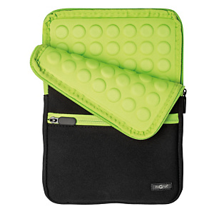 PAGNA Custodia a tasca per tablet 10" GO!GO!GO!, Nero/Verde lime