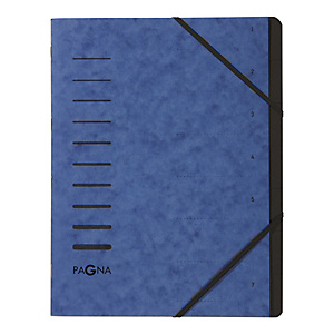PAGNA Trieur à élastiques 7 divisions - Bleu PAGNA Trieur à élastiques 7 divisions - Bleu