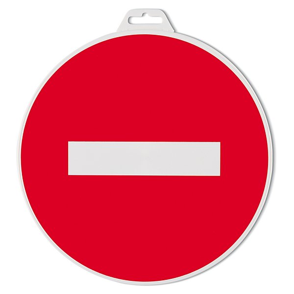 Painel de proibição redondo "proibido carros elevadores" - 4
