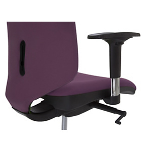 Paire d'accoudoirs chromé 3 D