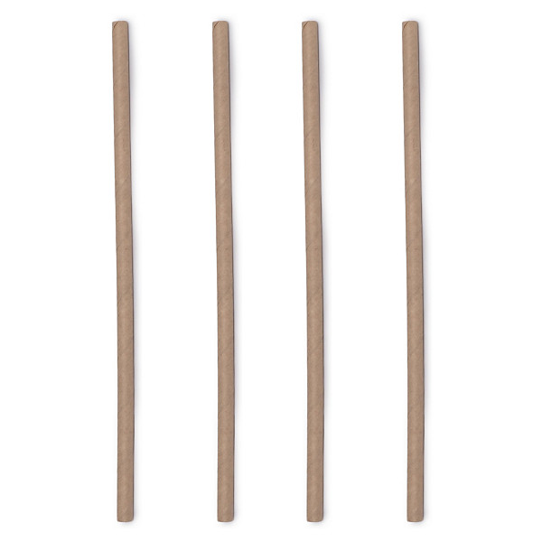 Pajitas papel kraft rectas - 1