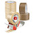 Paketerbjudande - 6 eller 36 rullar PVC-tejp + 1 dispenser RAJA - 1