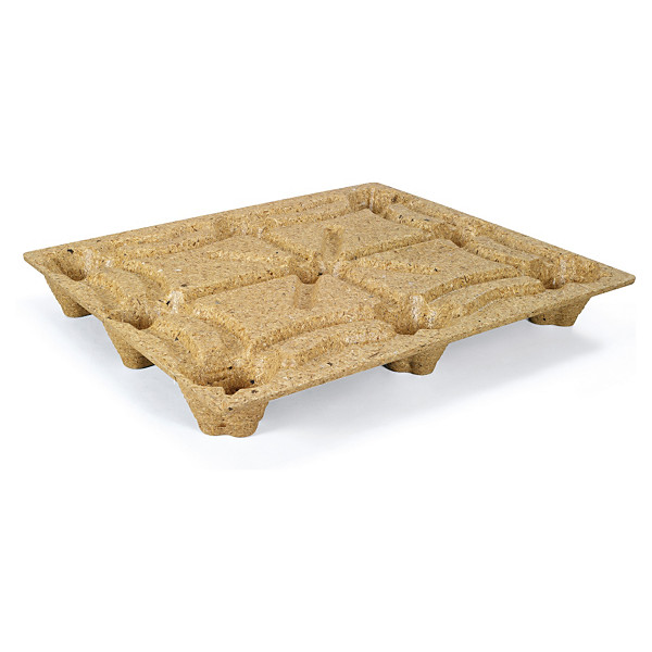 Palette moulée bois standard INKA 1200x1000x146 mm - 1