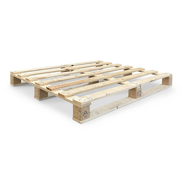 Pallet in legno 1000x1200x123 mm carico 500 kg - 1
