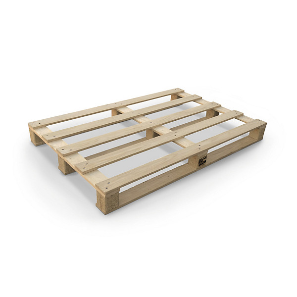 Pallet in legno 800x1200x144 mm carico 500 kg - 1