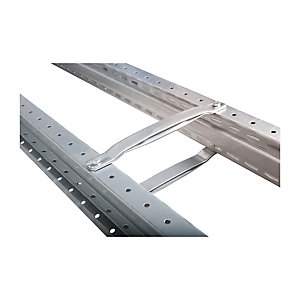 Pallet racking row spacers