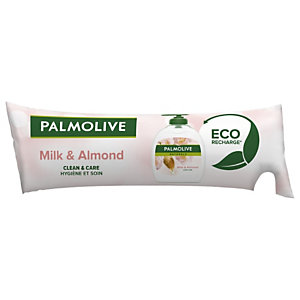 Palmolive Recharge crème lavante pour les mains au lait d'amande - Berlingot de 250 ml