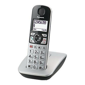 PANASONIC, Telefonia fissa, Cordless kx-tge510jts silver, KX-TGE510JTS