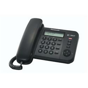 PANASONIC, Telefonia fissa, Telefono fisso kx-ts560ex1b, KX-TS560EX1B