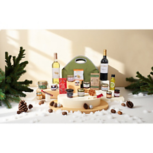 Panier Dégustation - Panier gourmand 20 éléments - Sac isotherme vert chiné avec deux anses - Coffret Cadeau Festif et Raffiné Panier Dégustation - Panier gourmand 20 éléments - Sac isotherme vert chiné avec deux anses - Coffret Cadeau Festif et Raffiné