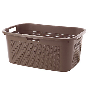 Panier à linge taupe 40 L Panier à linge taupe 40 L