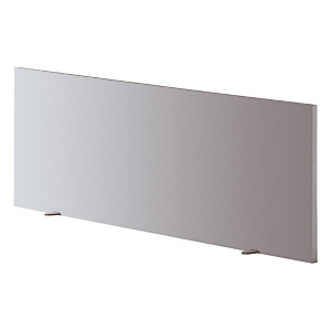Panneau écran pour bureau L. 180 cm finition Aluminium