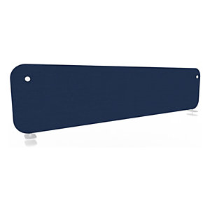 Panneau écran KOUSTIC pour bench - L.160 x H.40 cm -Tissu  Bleu foncé