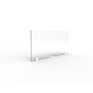 Panneau écran séparateur Plexiglas L.159 x H.60 cm - Epaisseur 5 mm