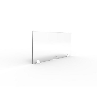 Panneau écran séparateur Plexiglas L.79 x H.60 cm - Epaisseur 5 mm - 1